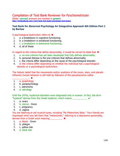 dr cameron abnormal psychology harding university test 4|PSY ABNORMAL P Abnormal Psychology .